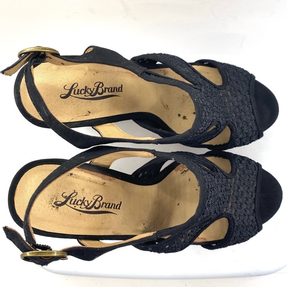 Lucky Brand wedge sandals size 7.5 - Picture 7 of 8